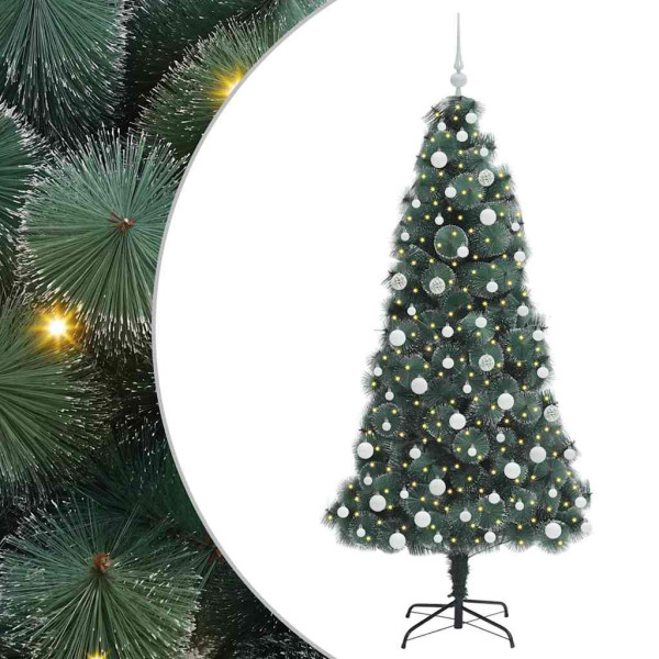 Árbol de Navidad Artificial Preiluminado con Set de Bolas M 2