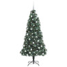 Árbol de Navidad Artificial Preiluminado con Set de Bolas 3
