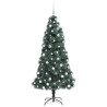 Árbol de Navidad Artificial Preiluminado con Set de Bolas 4