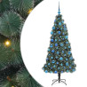 Árbol de Navidad artificial preiluminado con conjunto de bolas 2