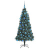 Árbol de Navidad artificial preiluminado con conjunto de bolas 4