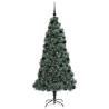 Árbol de Navidad artificial preiluminado con set de bolas 3