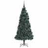 Árbol de Navidad artificial preiluminado con set de bolas 4