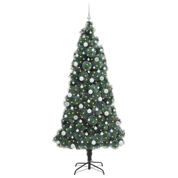 Árbol de Navidad artificial preiluminado con juego de bolas M 3