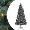 Árbol de Navidad artificial preiluminado con set de bolas 2