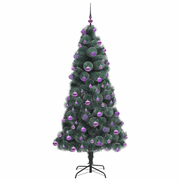 Árbol de Navidad artificial preiluminado con set de bolas M 4