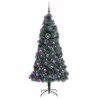 Árbol de Navidad artificial preiluminado con set de bolas 4