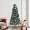 Árbol de Navidad artificial iluminado con set de bolas 240 cm 1