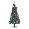 Árbol de Navidad artificial iluminado con set de bolas 240 cm 4