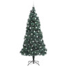 Árbol de Navidad artificial preiluminado con juego de bolas 4