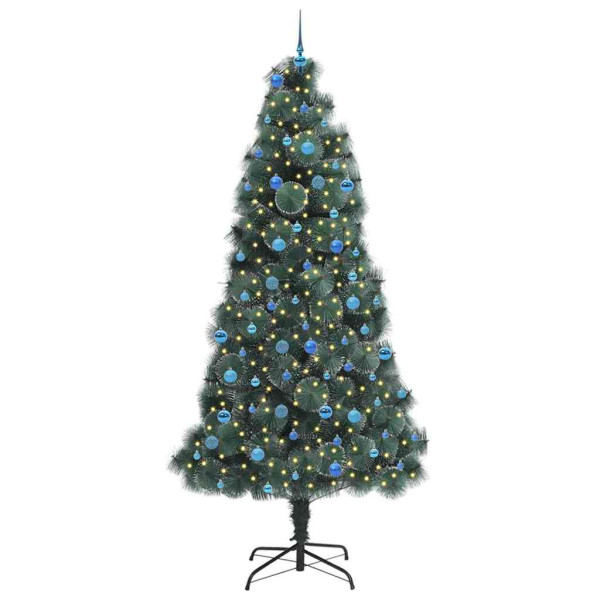 Árbol de Navidad artificial preiluminado con juego de bolas M 2