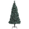 Árbol de Navidad artificial preiluminado con juego de bolas 4