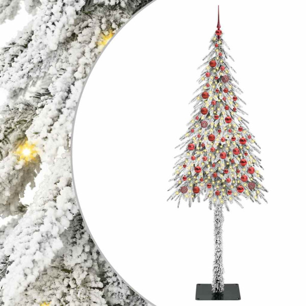 Árbol de Navidad con 300 LED con soporte 210 cm PE y Acero M 2