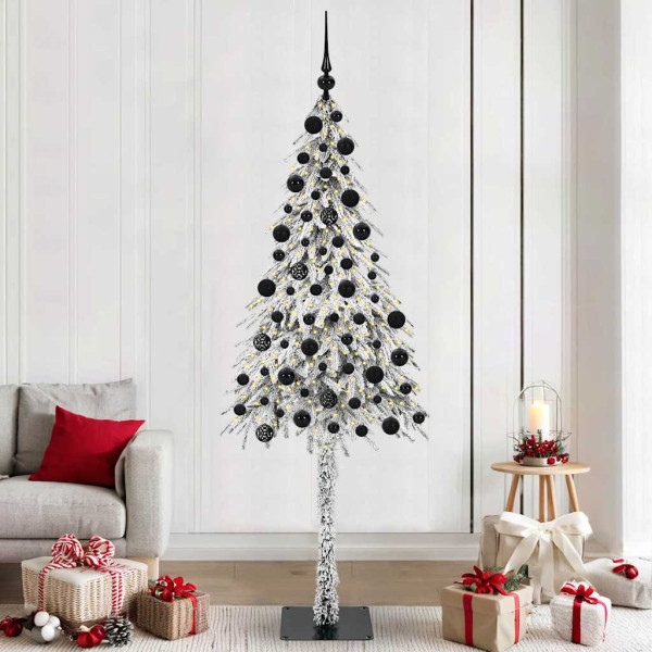 Árbol de Navidad con 300 LED con soporte 210 cm PE y Acero D