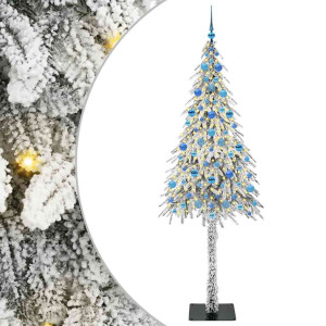 Árbol de Navidad con 300 LED con soporte 210 cm PE y Acero H