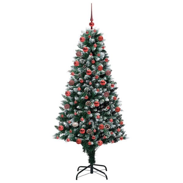 Árbol de Navidad artificial Verde 180 cm PVC y Acero y Plástico M 4