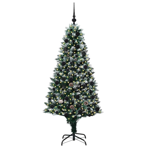 Árbol de Navidad artificial Verde 180 cm PVC y Acero y Plástico M 3
