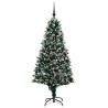 Árbol de Navidad artificial Verde 180 cm PVC y Acero y Plástico 3