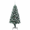 Árbol de Navidad artificial Verde 180 cm PVC y Acero y Plástico 4