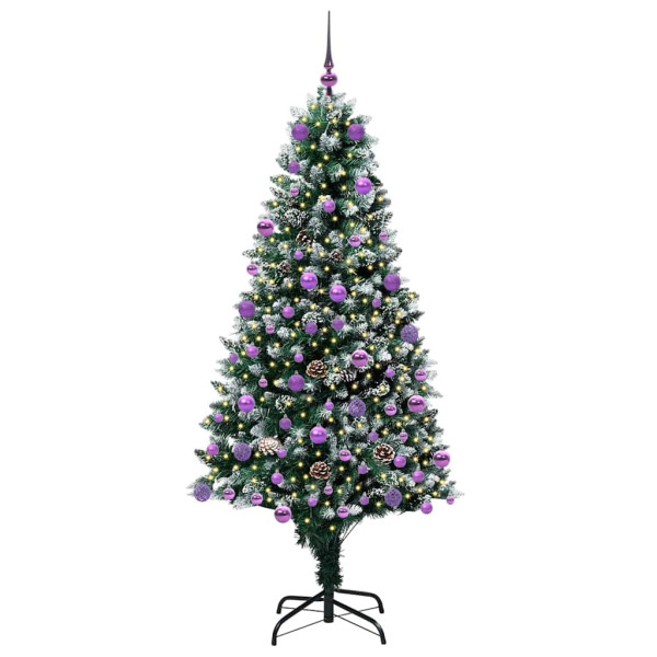 Árbol de Navidad artificial Verde 180 cm PVC y Acero y Plástico M 3