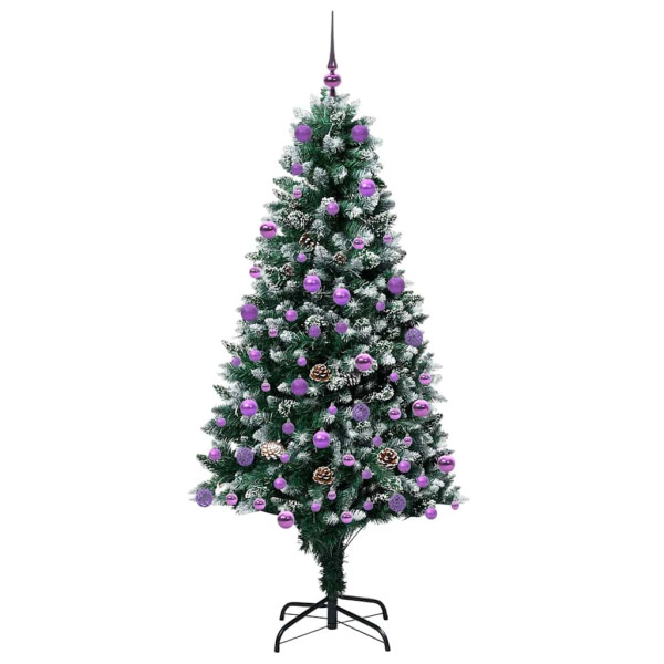Árbol de Navidad artificial Verde 180 cm PVC y Acero y Plástico M 4