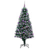 Árbol de Navidad artificial Verde 180 cm PVC y Acero y Plástico 4