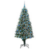 Árbol de Navidad artificial Verde 180 cm PVC y Acero y Plástico 3