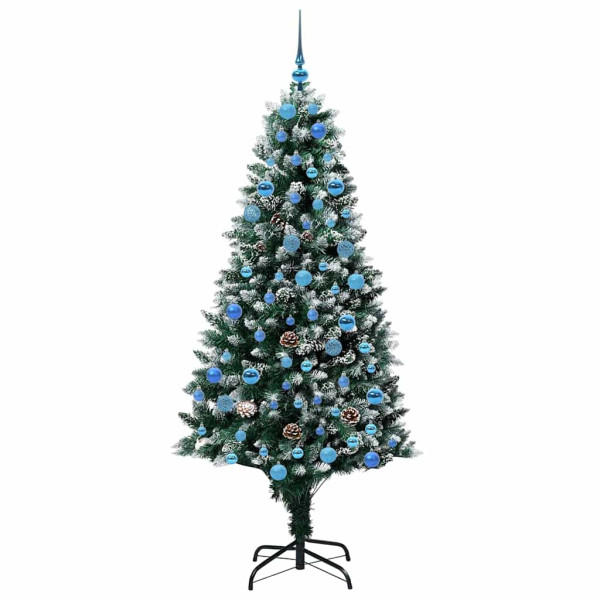 Árbol de Navidad artificial Verde 180 cm PVC y Acero y Plástico M 4