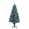 Árbol de Navidad artificial Verde 180 cm PVC y Acero y Plástico 4