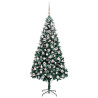 Árbol de Navidad artificial Verde 210 cm PVC y Acero y Plástico 4