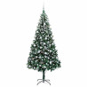 Árbol de Navidad artificial Verde 210 cm PVC y Acero y Plástico 3