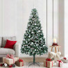 Árbol de Navidad artificial Verde 210 cm PVC y Acero y Plástico 1