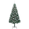 Árbol de Navidad artificial Verde 210 cm PVC y Acero y Plástico 3