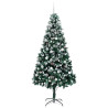 Árbol de Navidad artificial Verde 210 cm PVC y Acero y Plástico 4