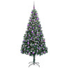 Árbol de Navidad artificial Verde 210 cm PVC y Acero y Plástico 3