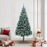 Árbol de Navidad artificial Verde 210 cm PVC y Acero y Plástico 1