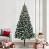 Árbol de Navidad artificial Verde 240 cm PVC y Acero y Plástico 1