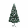 Árbol de Navidad artificial Verde 240 cm PVC y Acero y Plástico 3