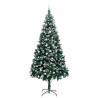 Árbol de Navidad artificial Verde 240 cm PVC y Acero y Plástico 4