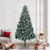 Árbol de Navidad artificial Verde 240 cm PVC y Acero y Plástico 1