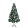 Árbol de Navidad artificial Verde 240 cm PVC y Acero y Plástico 3