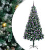 Árbol de Navidad artificial Verde 240 cm PVC y Acero y Plástico 2