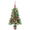 Árbol de Navidad con 150 LED con soporte Verde 90 cm PE 3