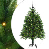 Árbol de Navidad con 150 LED con soporte Verde 120 cm PE 2