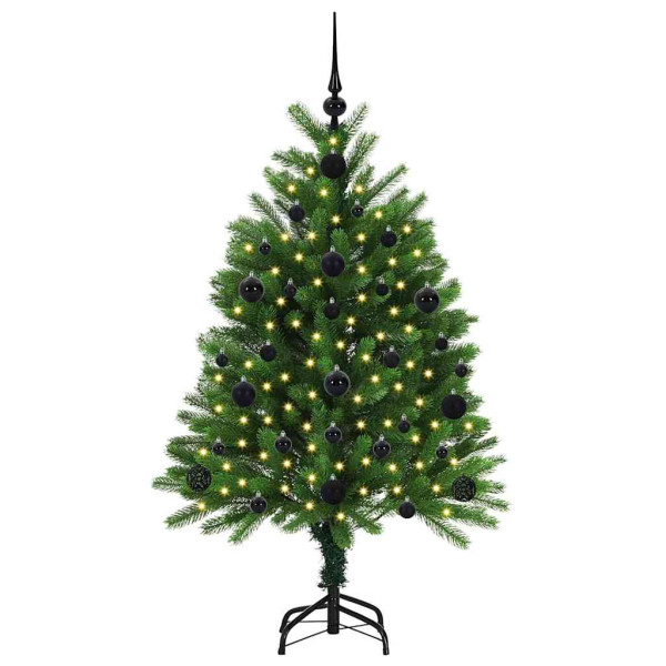 Árbol de Navidad con 150 LED con soporte Verde 120 cm PE M 3