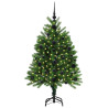 Árbol de Navidad con 150 LED con soporte Verde 120 cm PE 3