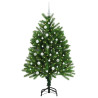 Árbol de Navidad con 150 LED con soporte Verde 120 cm PE 3
