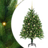Árbol de Navidad con 150 LED con soporte Verde 120 cm PE 2