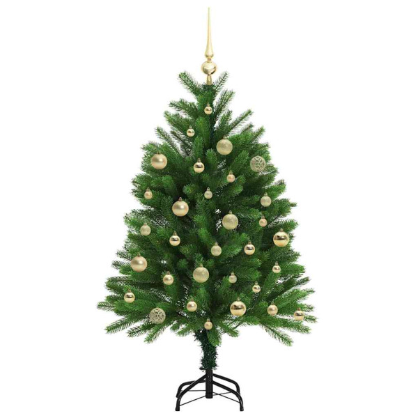 Árbol de Navidad con 150 LED con soporte Verde 120 cm PE M 4