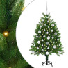 Árbol de Navidad con 150 LED con soporte Verde 120 cm PE 2